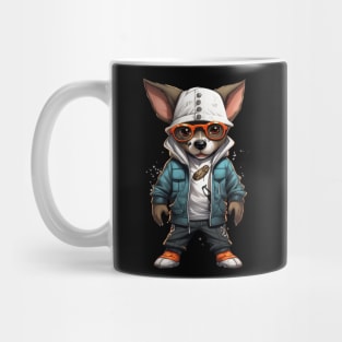 Cool Graffitti Cartoon Chihuahua Mug